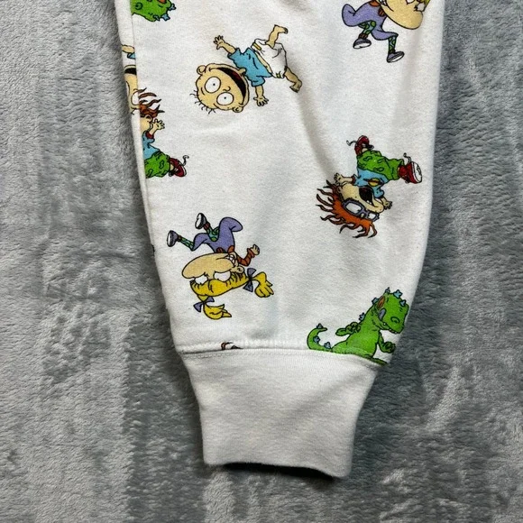 Nickelodeon Rugrats All Over Print Pajama Sweatpants Joggers White Size M - Picture 5 of 15